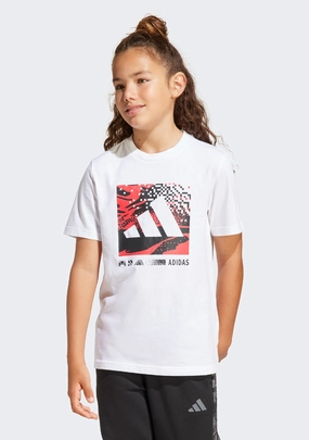 Adidas Kids' Camo Logo Tee