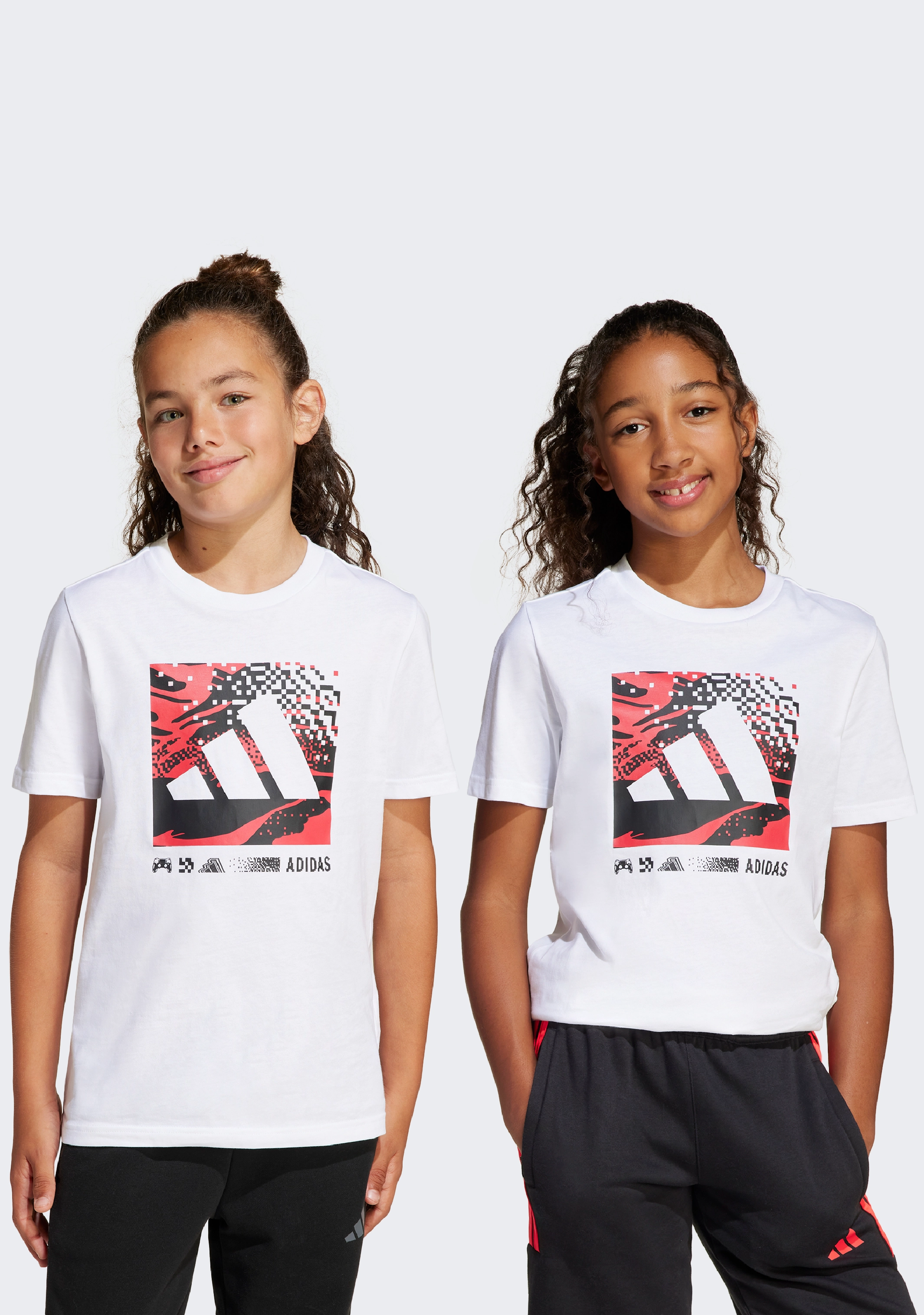 Adidas Kids' Camo Logo Tee