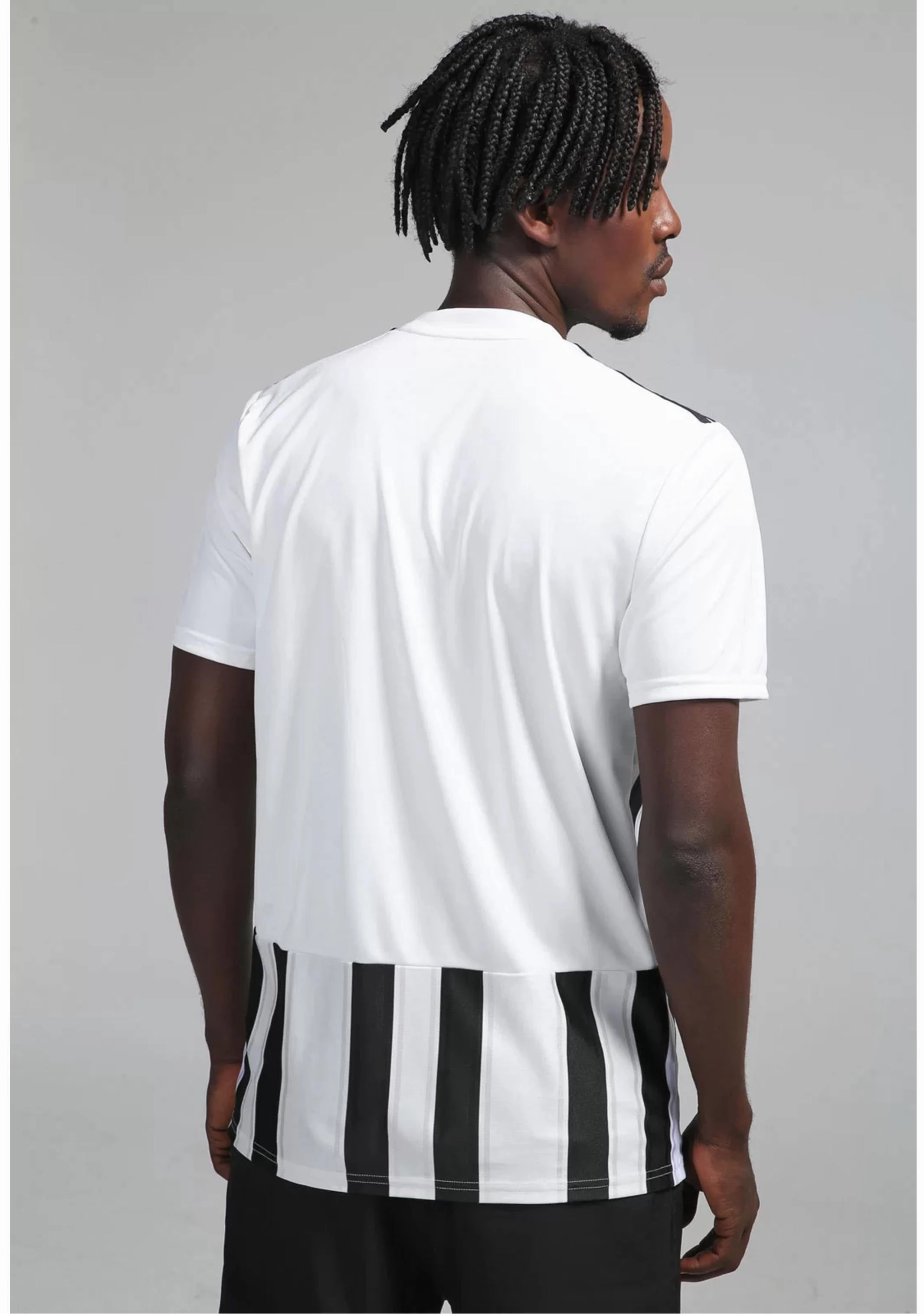 Adidas Mens Striped 21 Jersey White/Black