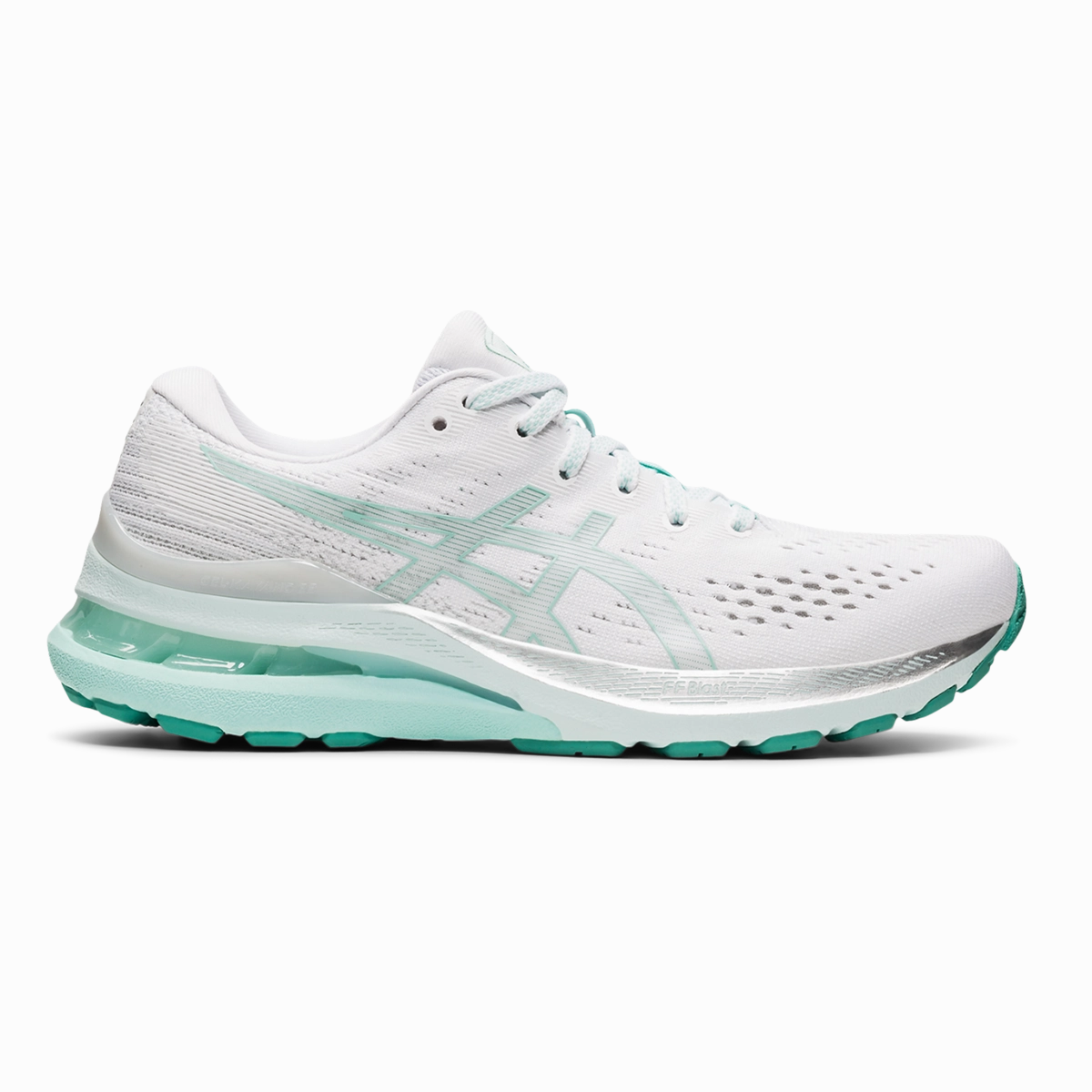 Asics Gel Kayano 28 - White - Oasis Green
