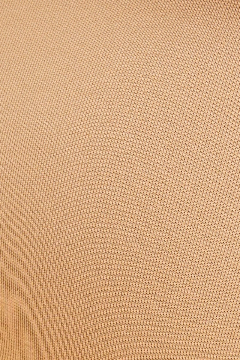 Beige Bikini Brief Cotton Stretch