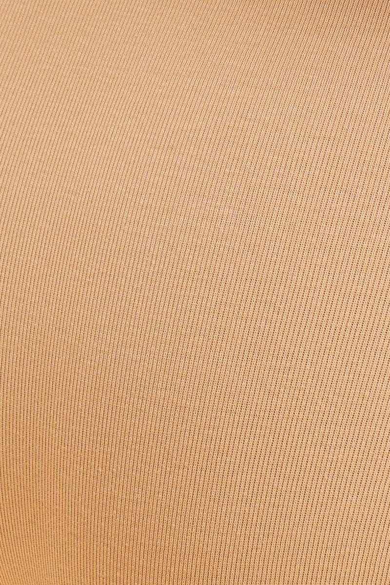 Beige Cotton G-String