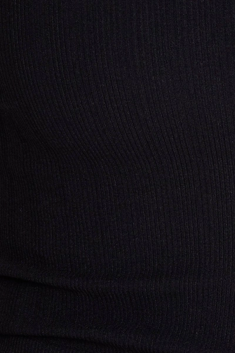 Black Bralette Top Seamless Crop