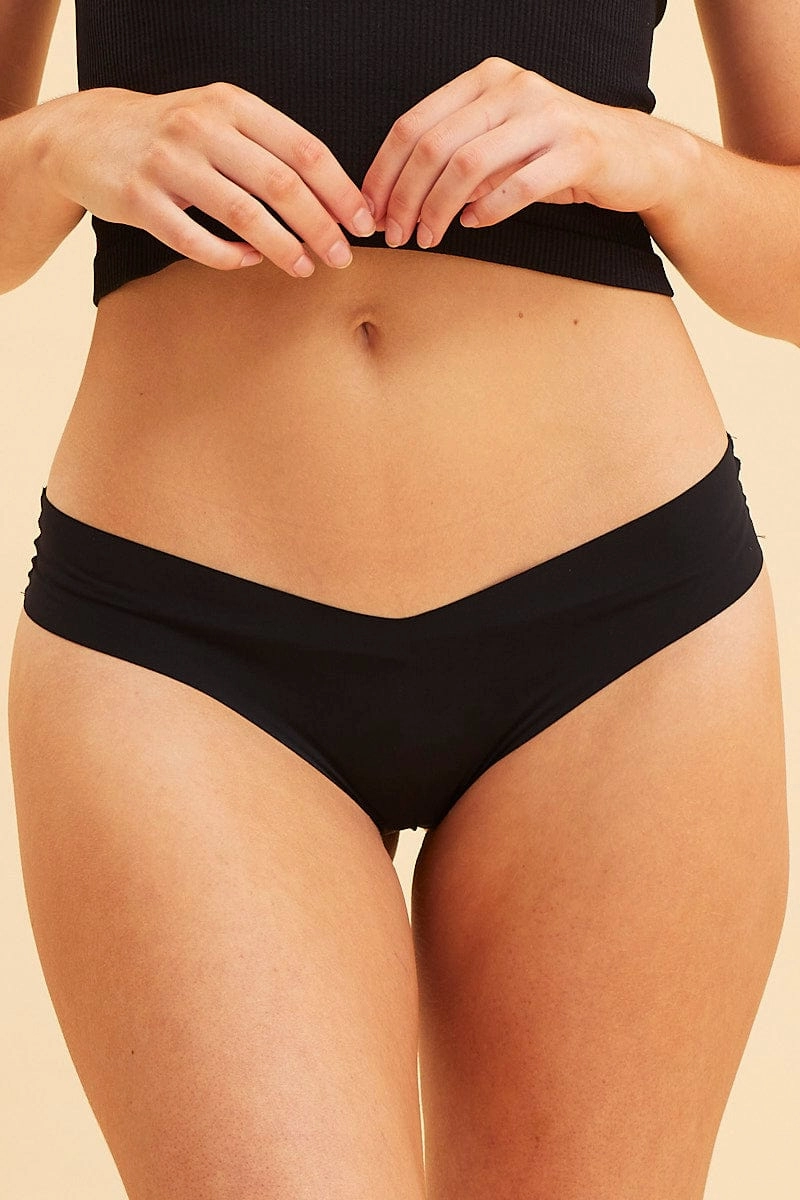 Black Invisible G-String