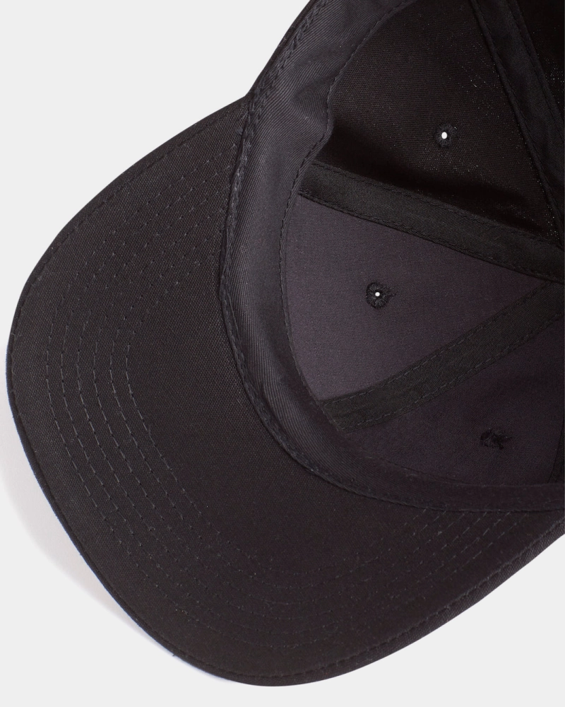 Black Twill Cursive 'Nyc' Field Cap