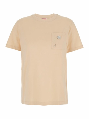Boke Flower 2,0' Beige Crewneck T-Shirt