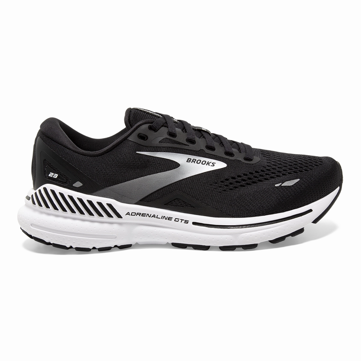 Brooks Adrenaline GTS 23 - Black - White - Silver