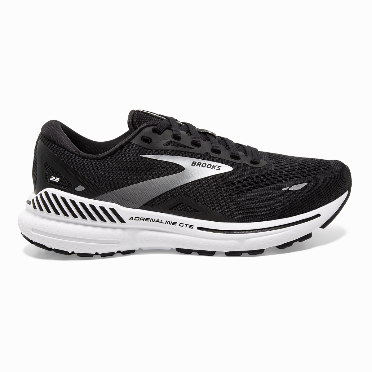 Brooks Adrenaline GTS 23 - Black - White - Silver