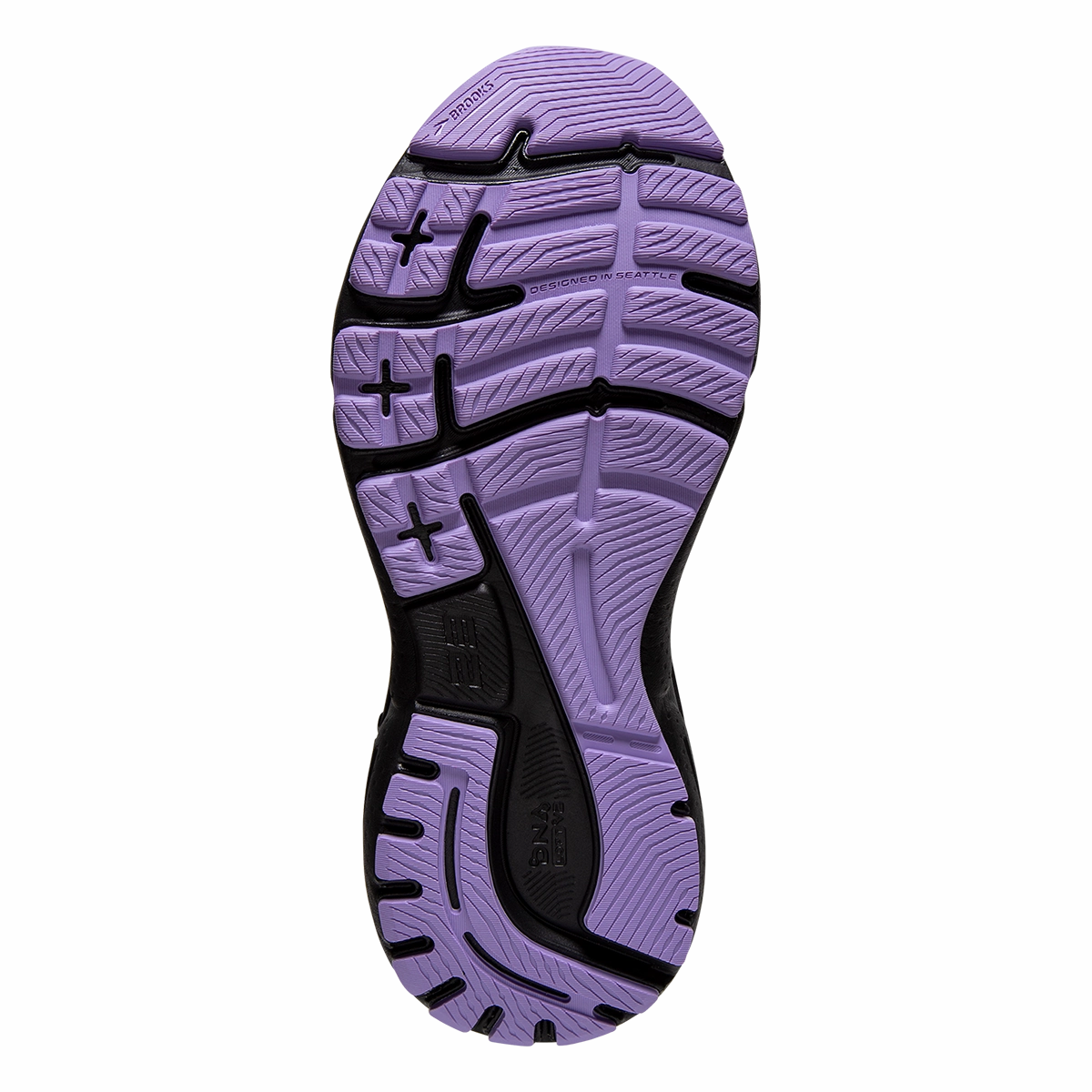 Brooks Adrenaline GTS 23 - Grey - Black - Purple