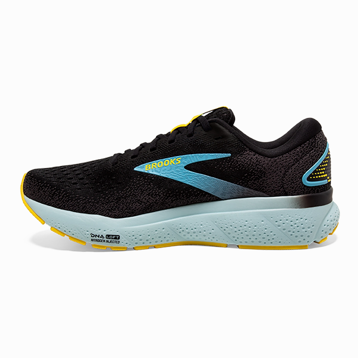 Brooks Ghost 16 - Black - Forged Iron - Blue