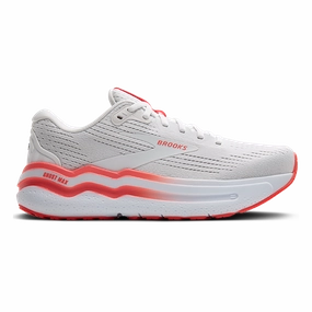 Brooks Ghost Max 2 - White - Hot Coral