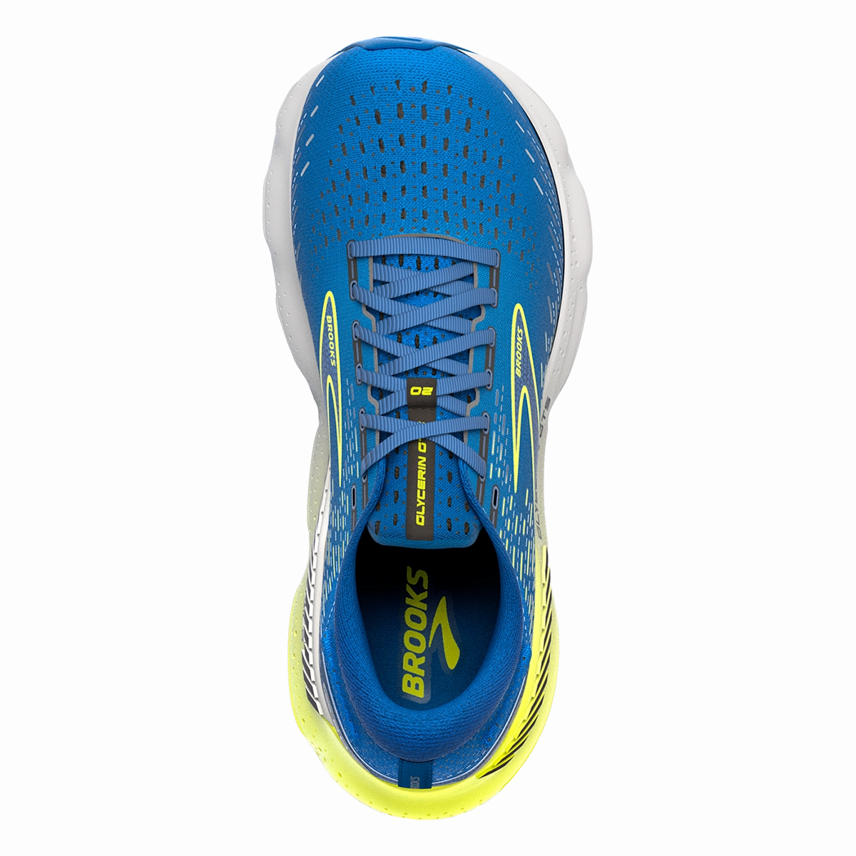 Brooks Glycerin GTS 20 - Blue - Nightlife - White