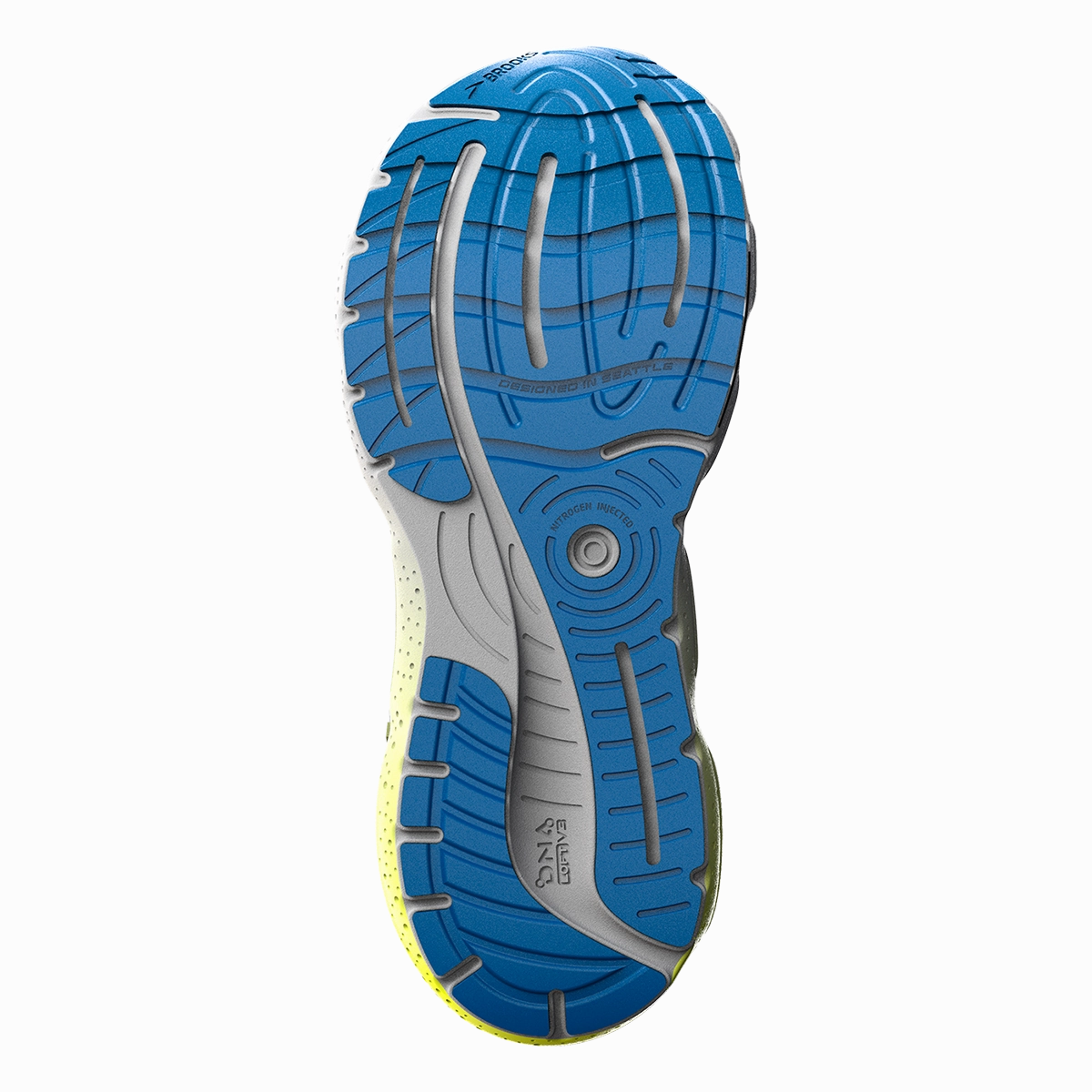 Brooks Glycerin GTS 20 - Blue - Nightlife - White