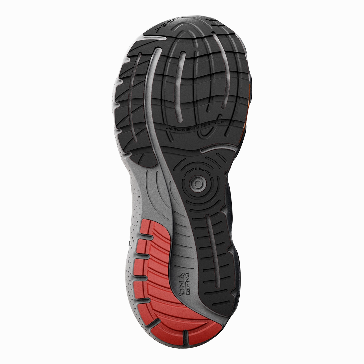 Brooks Glycerin GTS 20 - Grey - Chili Oil - Orange