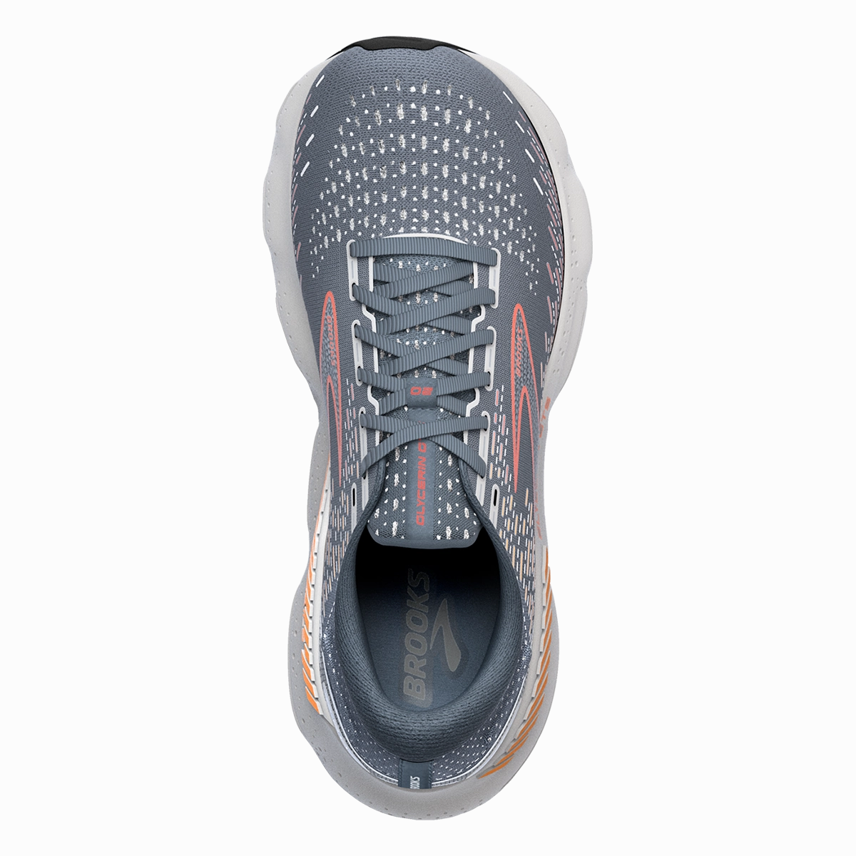 Brooks Glycerin GTS 20 - Grey - Chili Oil - Orange