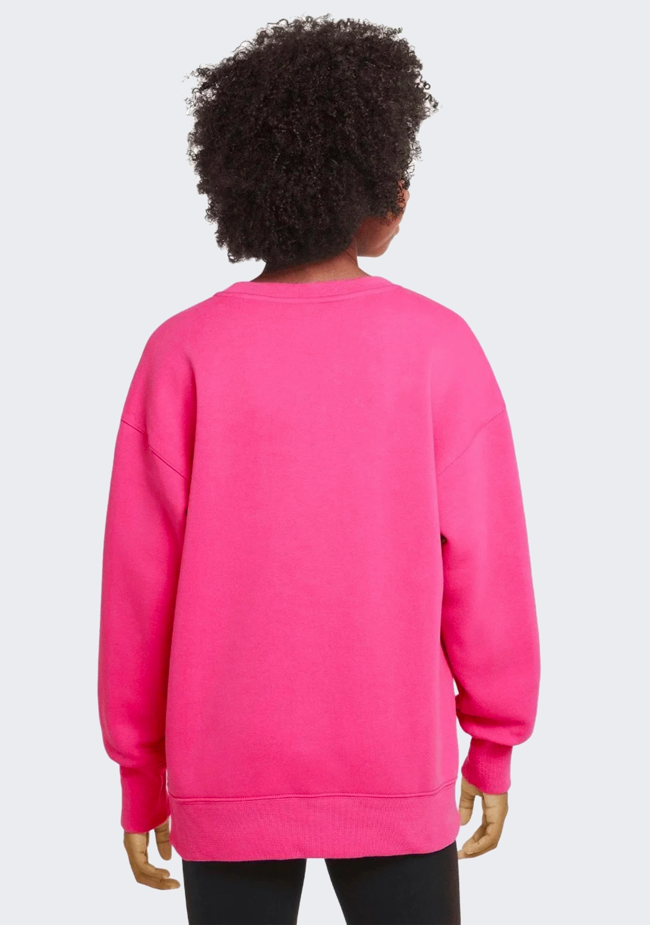 Champion Kids' French Terry C Logo Crew Fuschia
