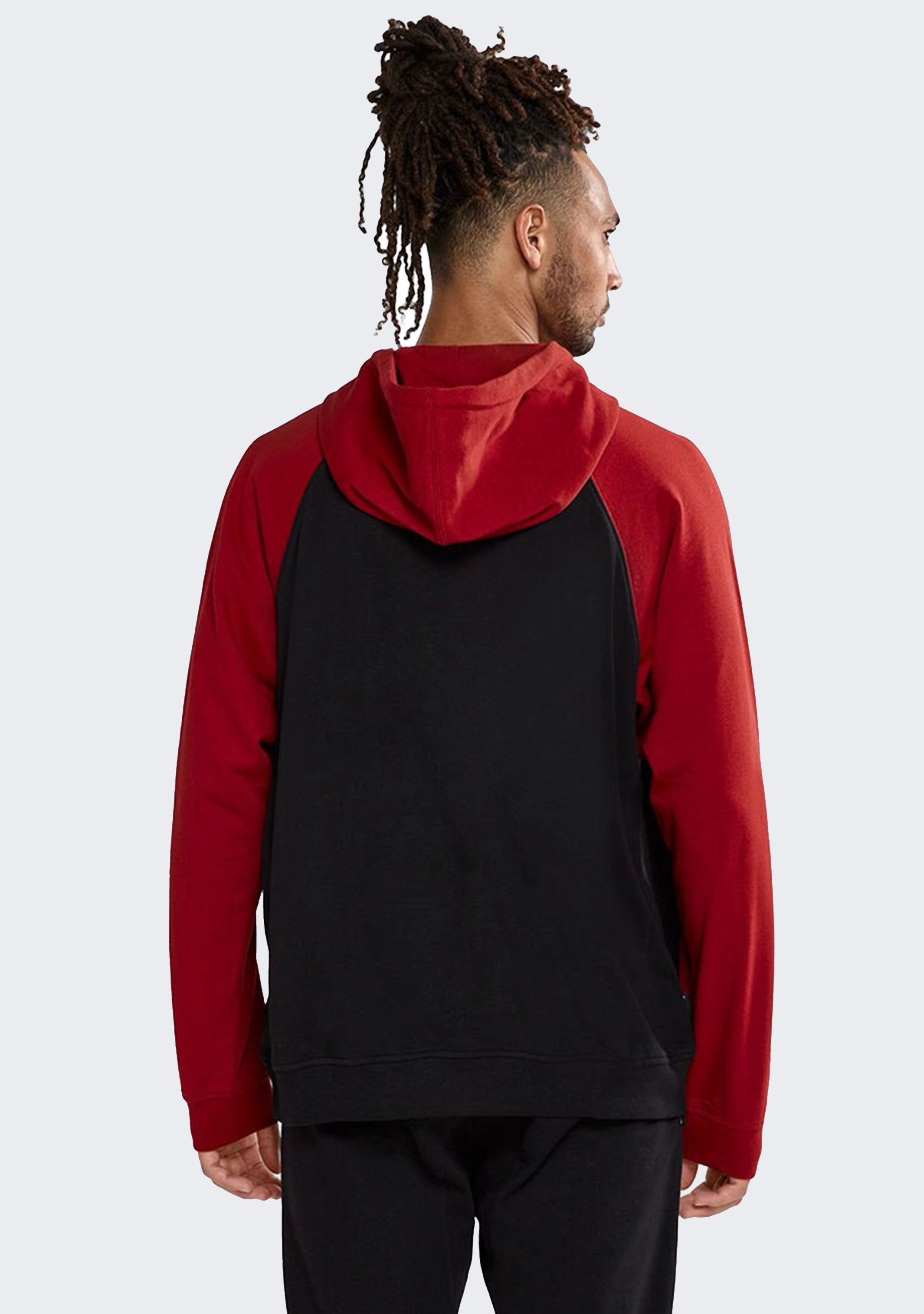 Champion Mens Lightweight Terry Colour Block Hoodie