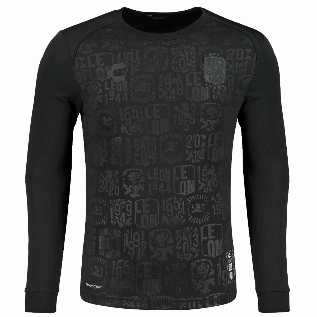 Charly Leon Andres Guardado Long Sleeve 80th Anniversary Special Edition Jersey 24/25 (Black/Black)