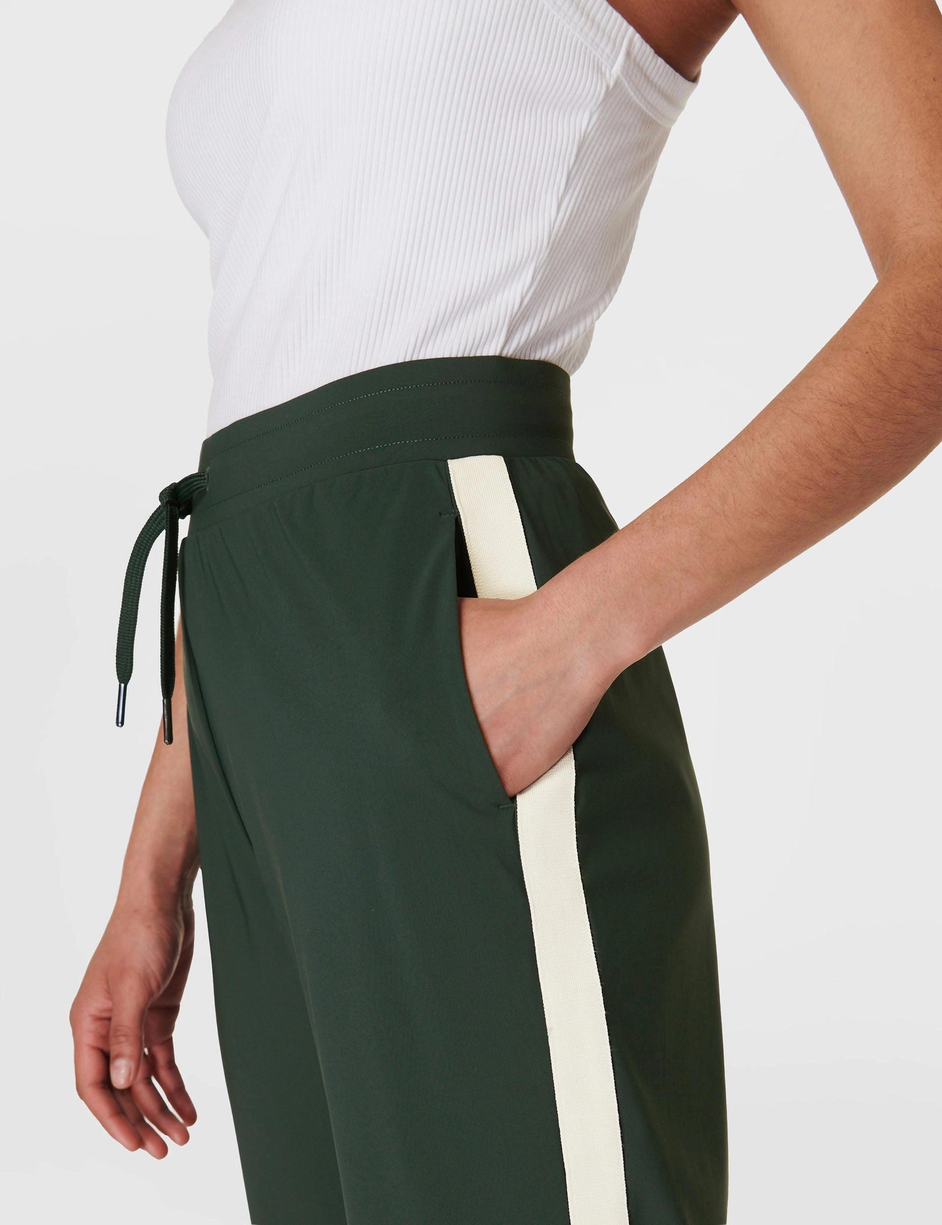 Explorer Side Stripe Trouser - Trek Green