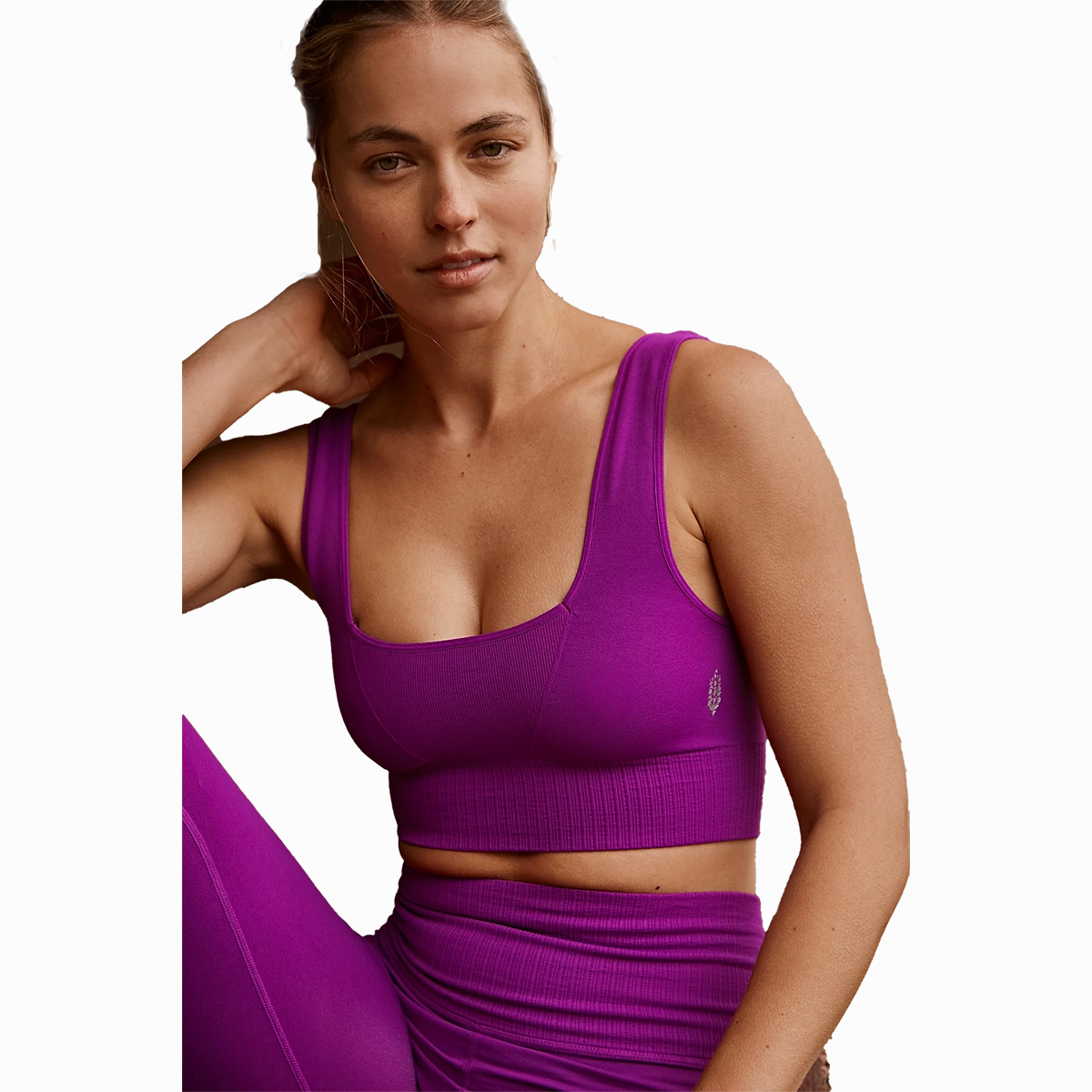Free People Square Neck Good Karma Bra