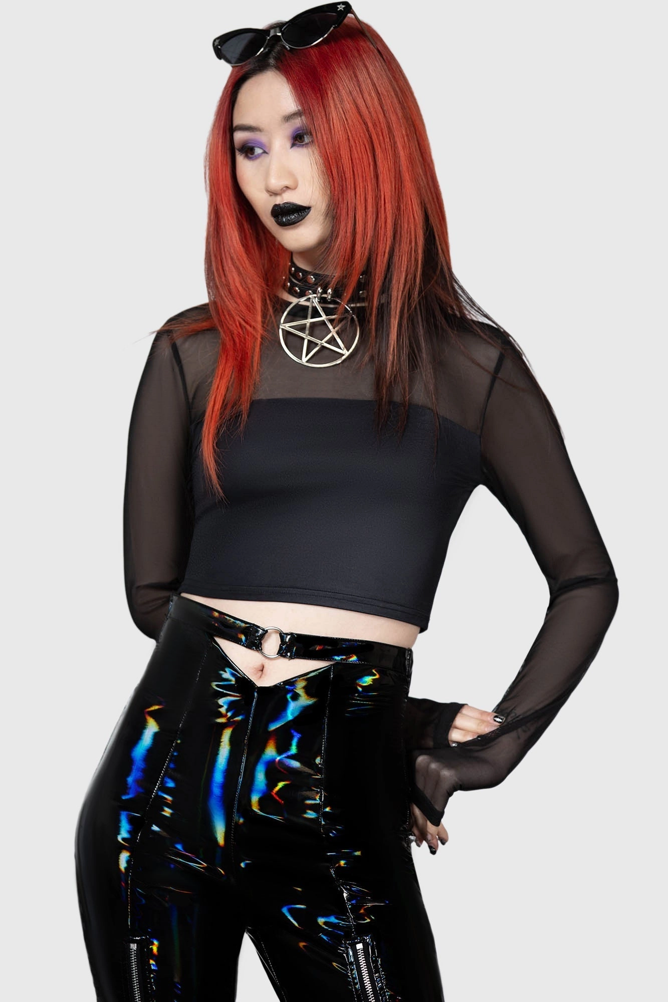Ghoul Sweat Crop Top - Resurrect