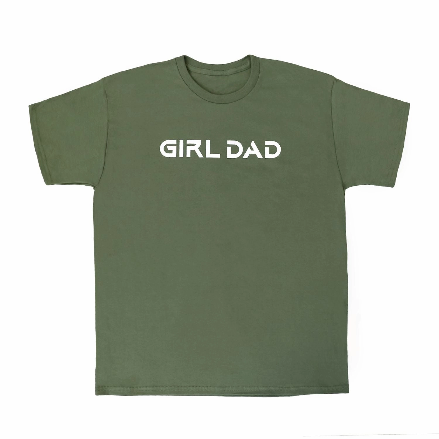 Girl Dad Tee Shirt - Military Green