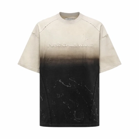 Gradient Washed Oversized Tee 'Black'