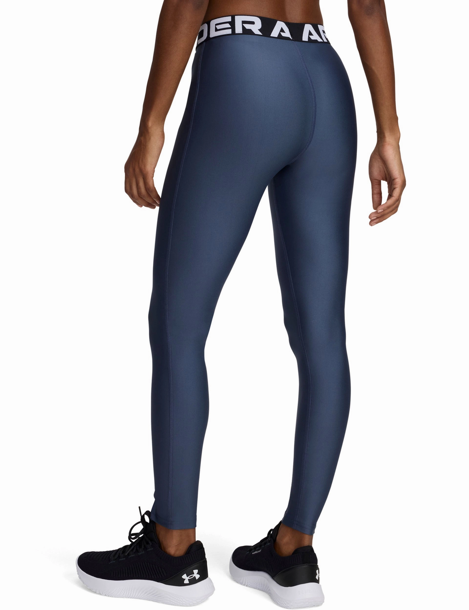 HeatGear Leggings - Downpour Grey/White