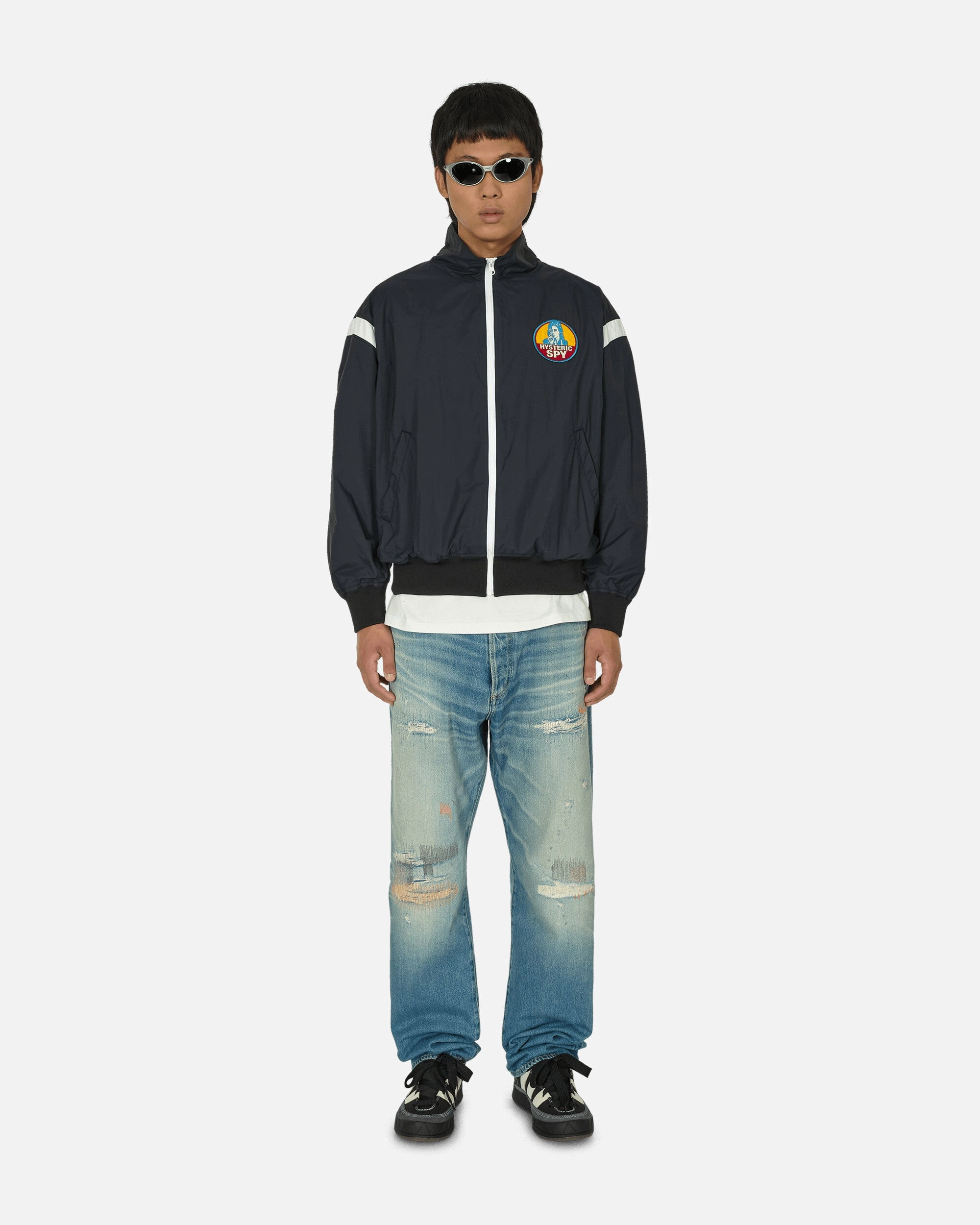 Hysteric Spy Patch Track Jacket Black