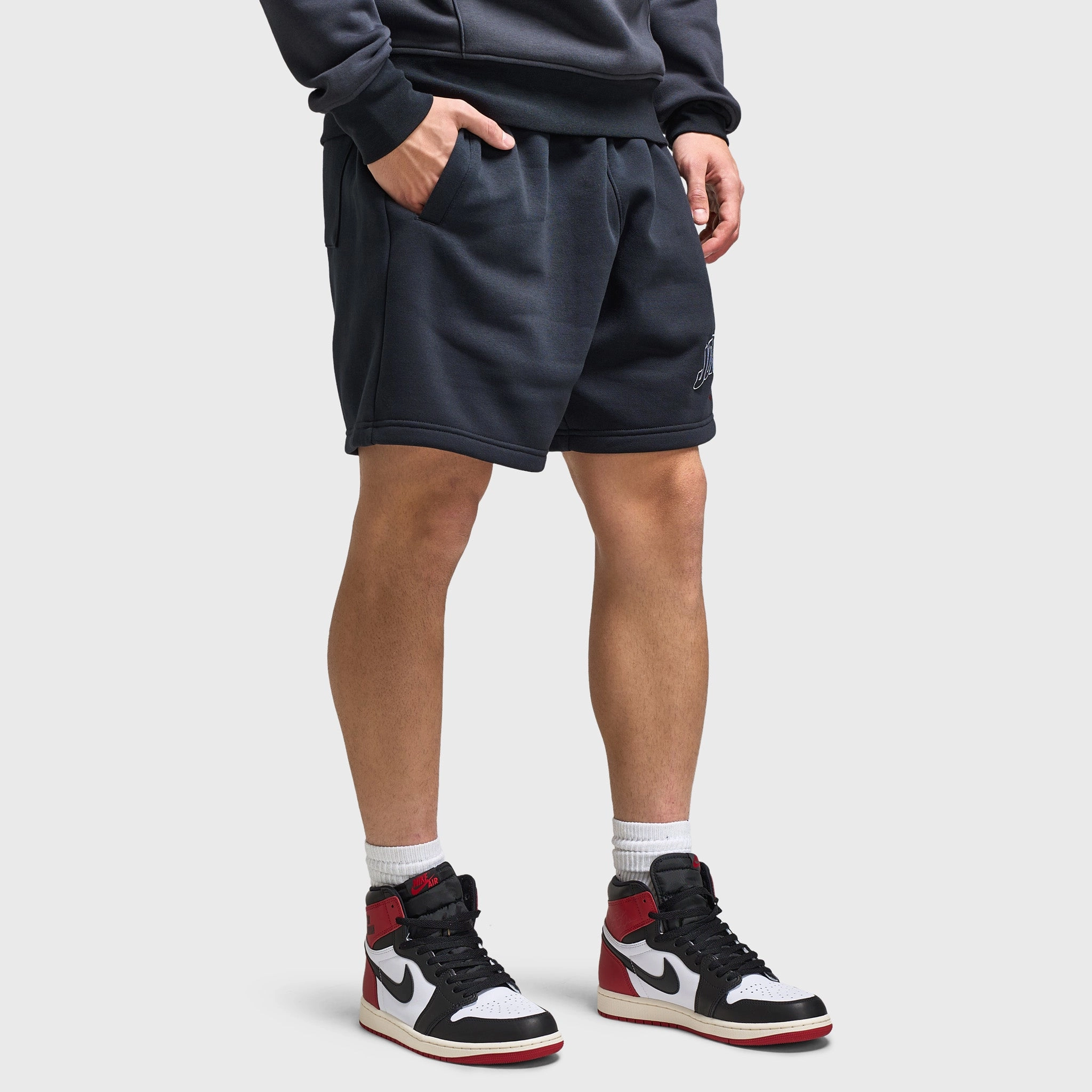 Jordan Brooklyn Graphic Shorts Black / Gym Red
