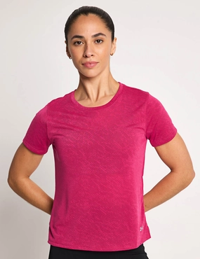 Launch Camo Short Sleeve - Shaded Fuchsia/Reflective