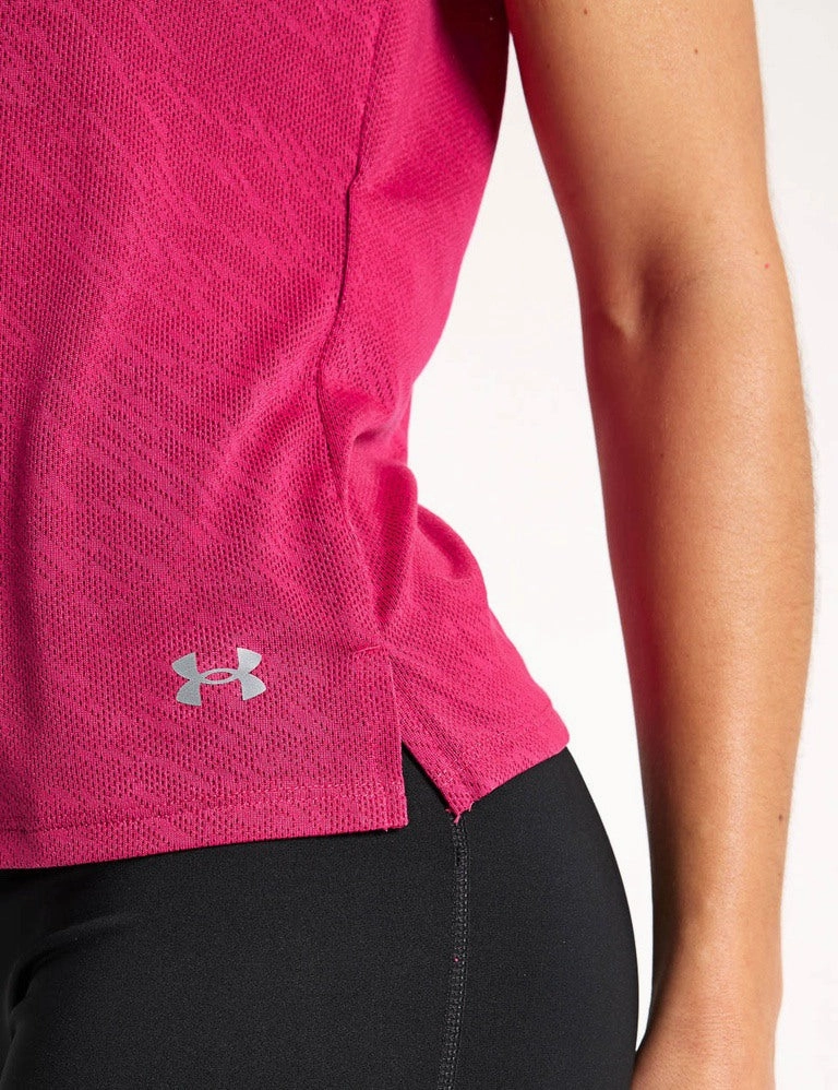 Launch Camo Short Sleeve - Shaded Fuchsia/Reflective