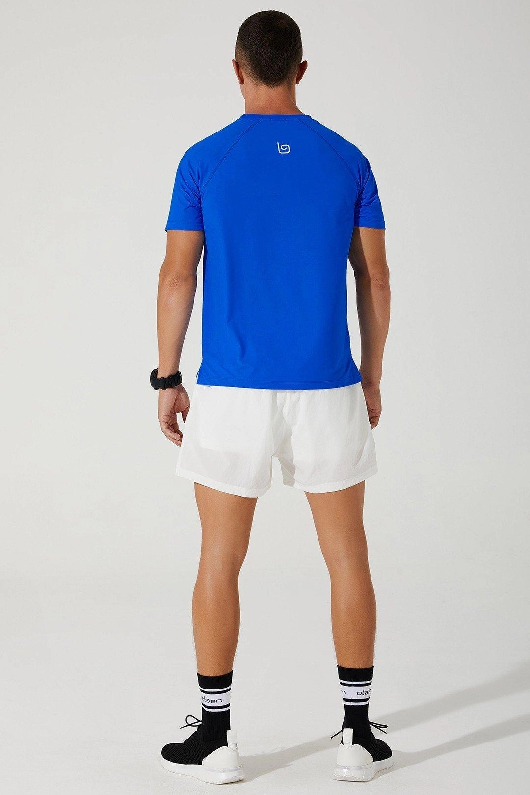 Leocade Crew Neck Tee - Blue
