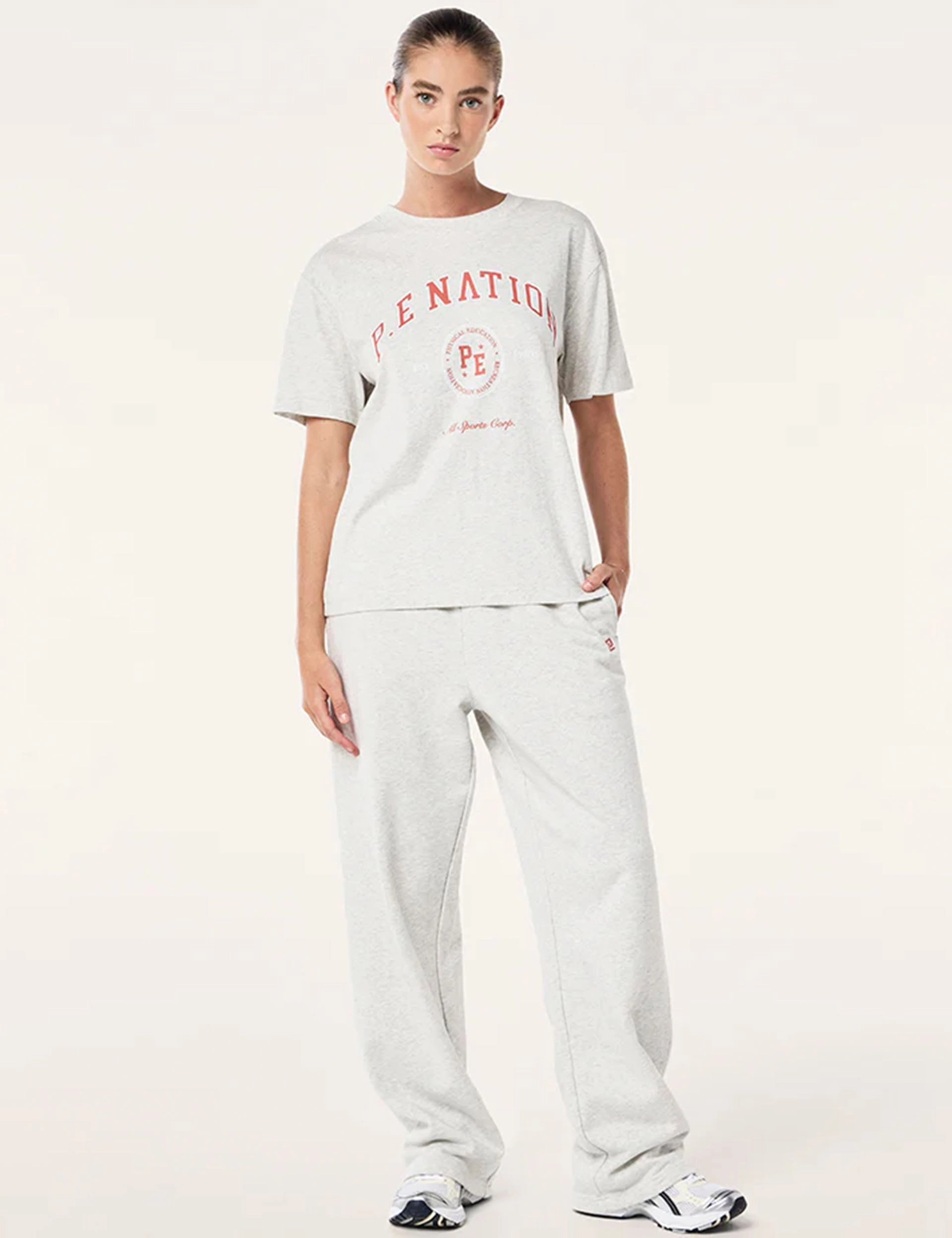 Liberation Tee - Light Grey Marle
