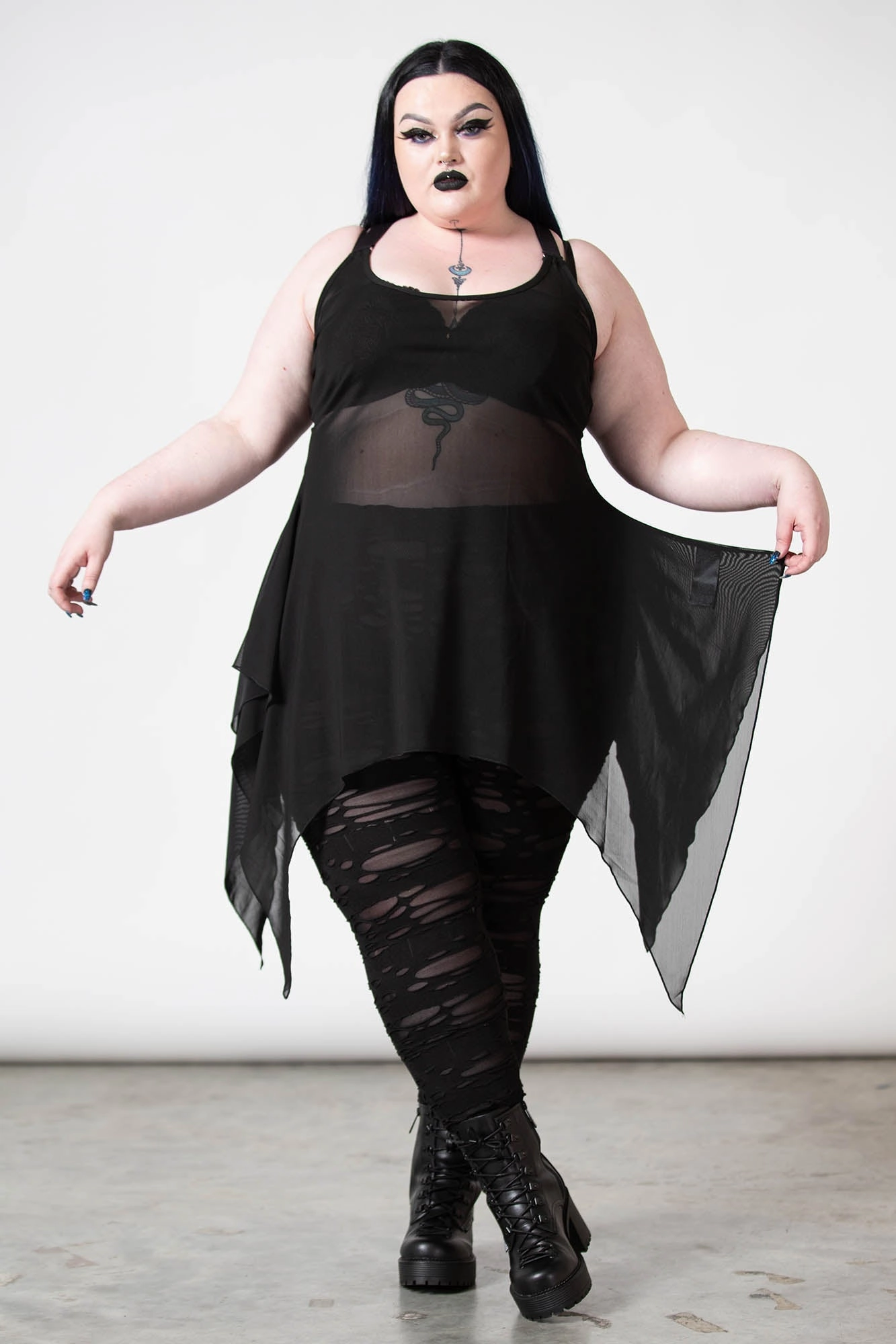Lilith's Blood Mesh Tunic Vest - Resurrect