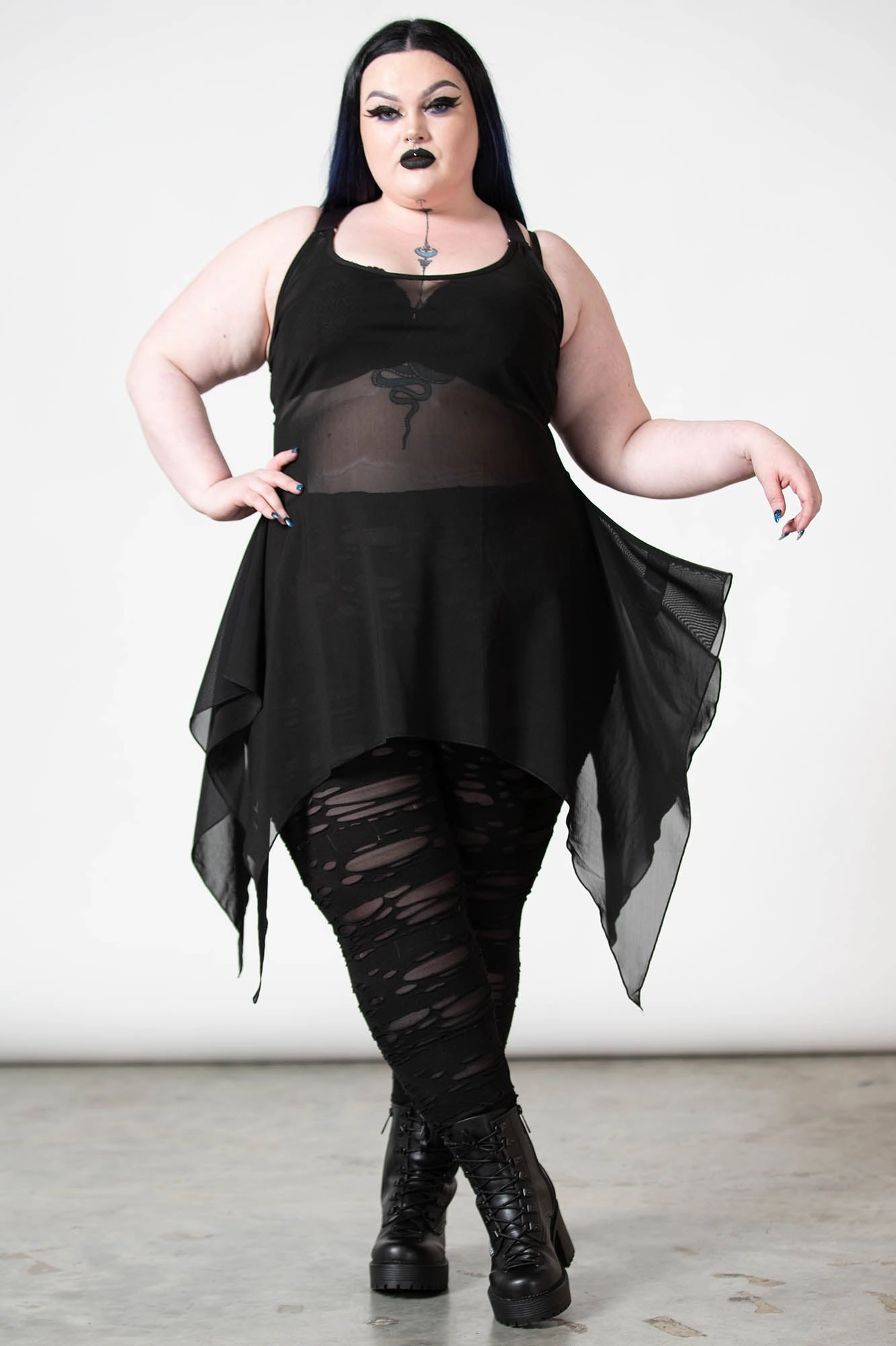 Lilith's Blood Mesh Tunic Vest - Resurrect