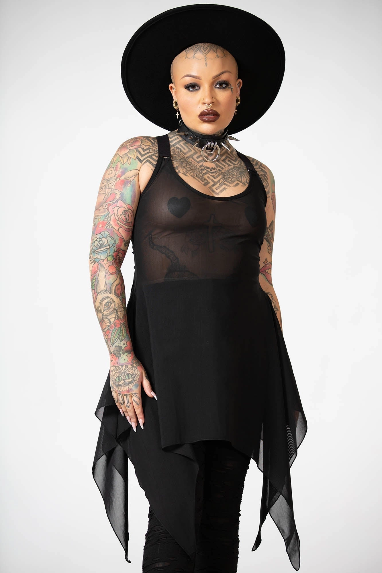 Lilith's Blood Mesh Tunic Vest - Resurrect