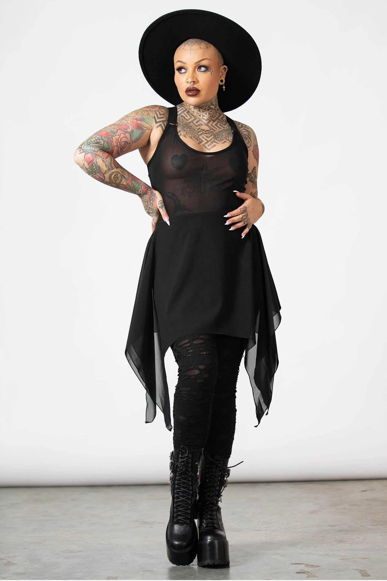 Lilith's Blood Mesh Tunic Vest - Resurrect