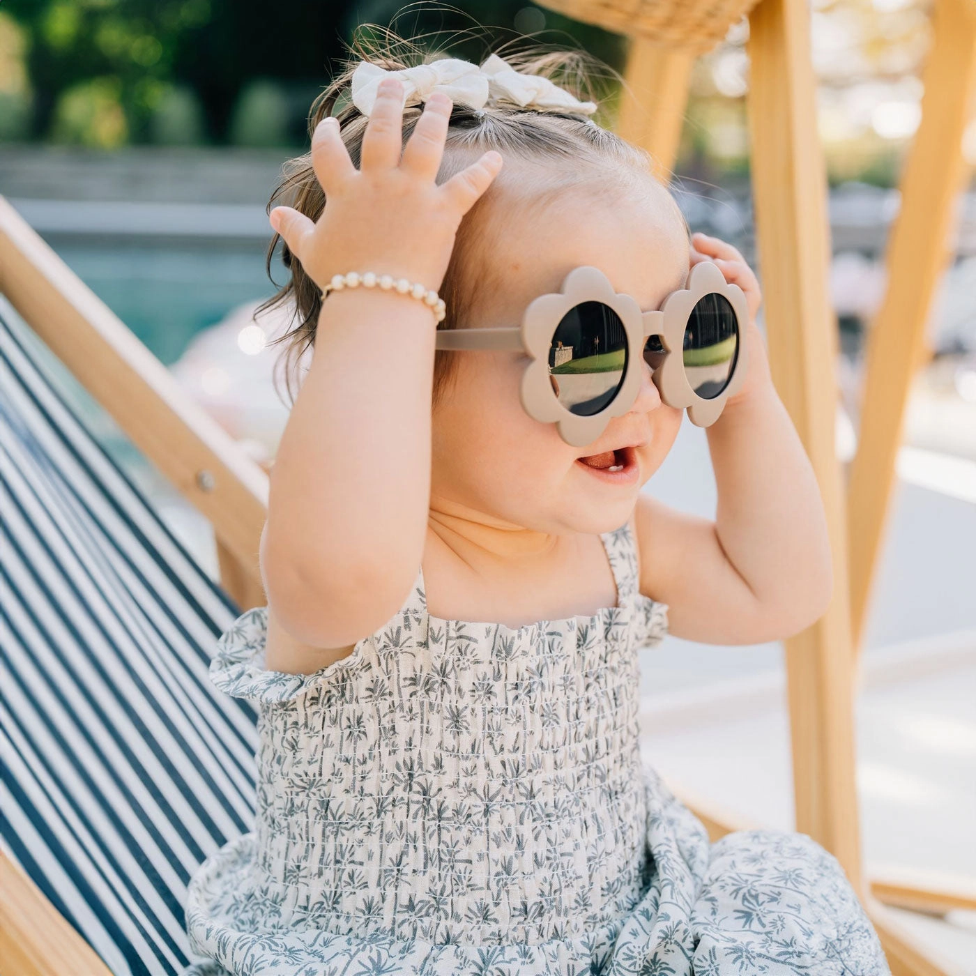 Linen Dress - Palm Tree