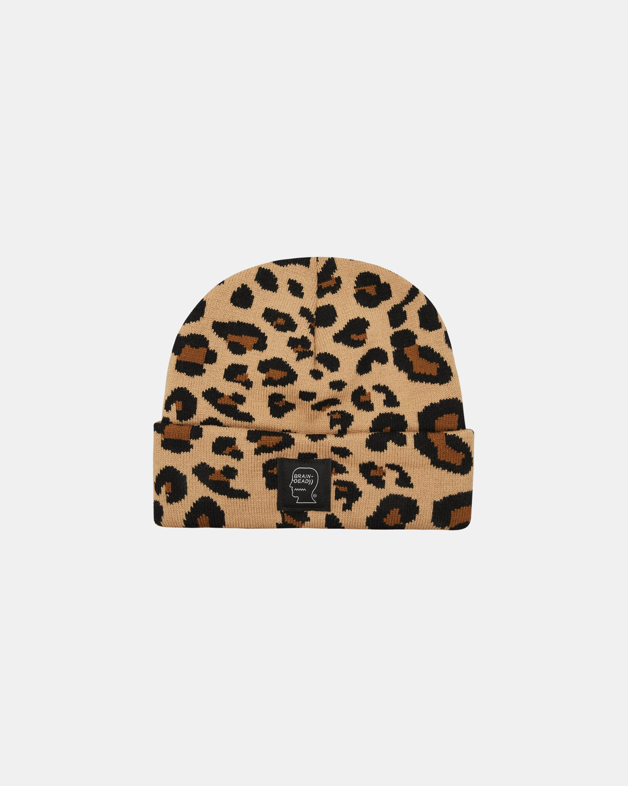 Logo Head Beanie Leopard