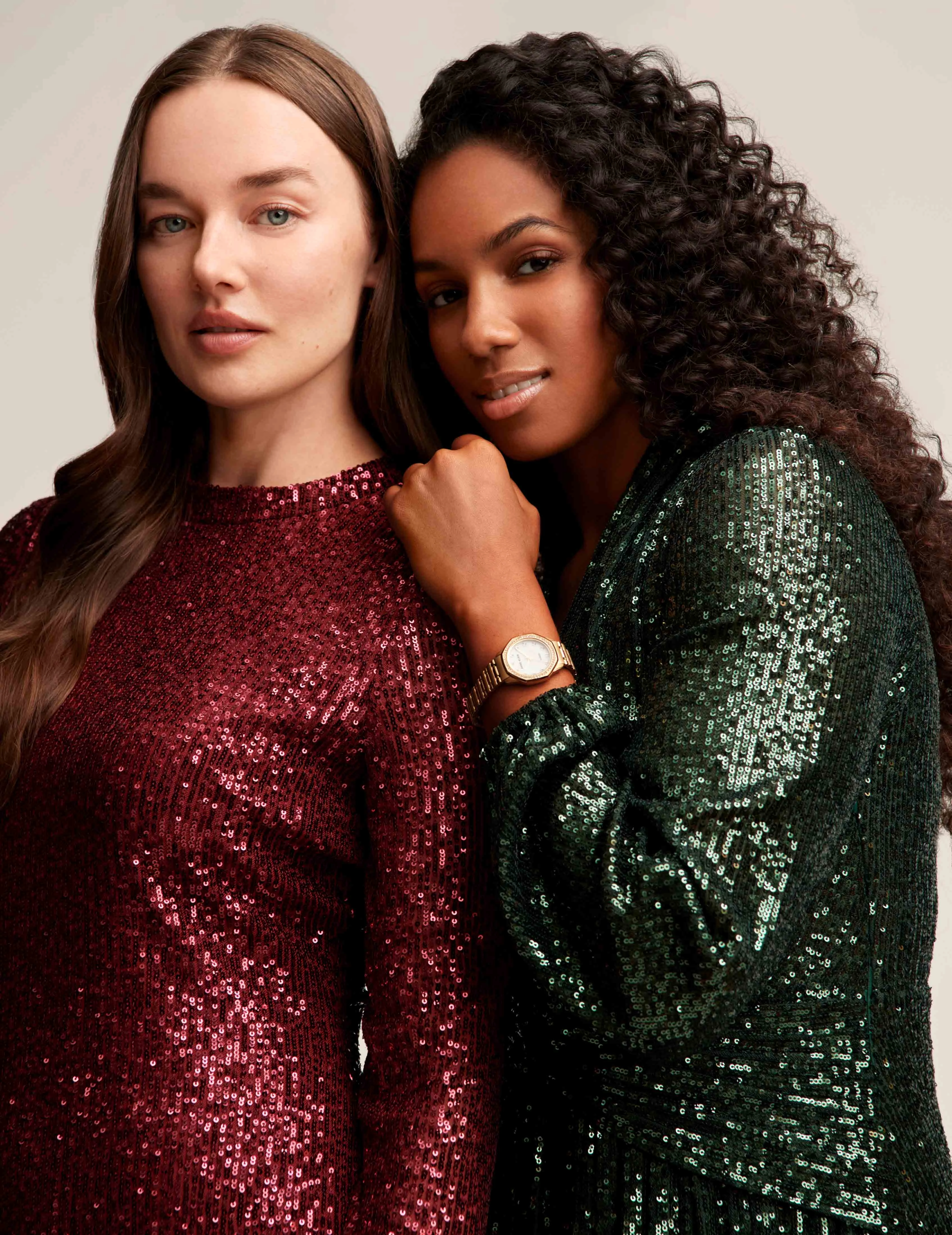 Long Sleeve Mock Neck Fitted Midi Dress