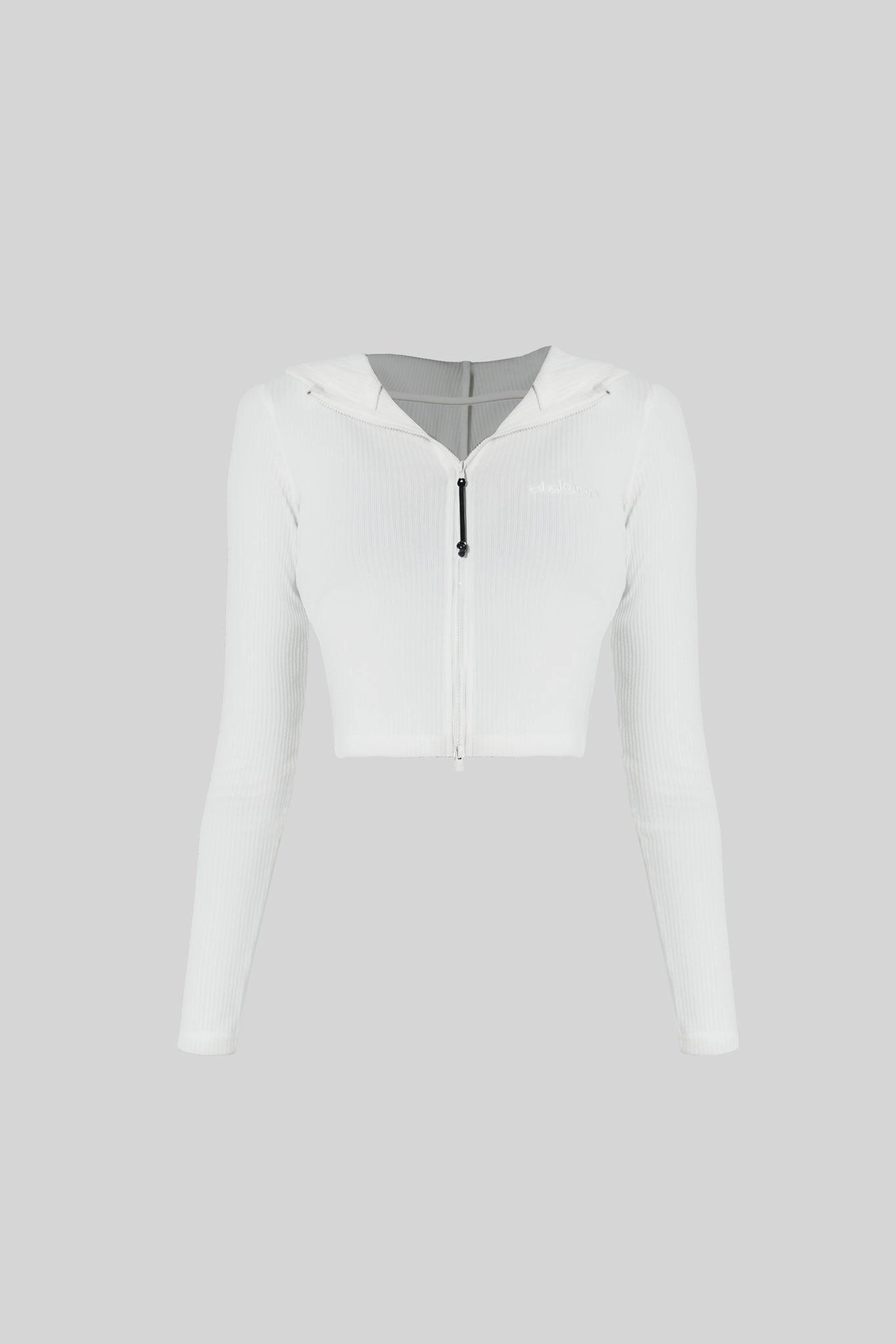 Lorraine Ribbed Jacket - White