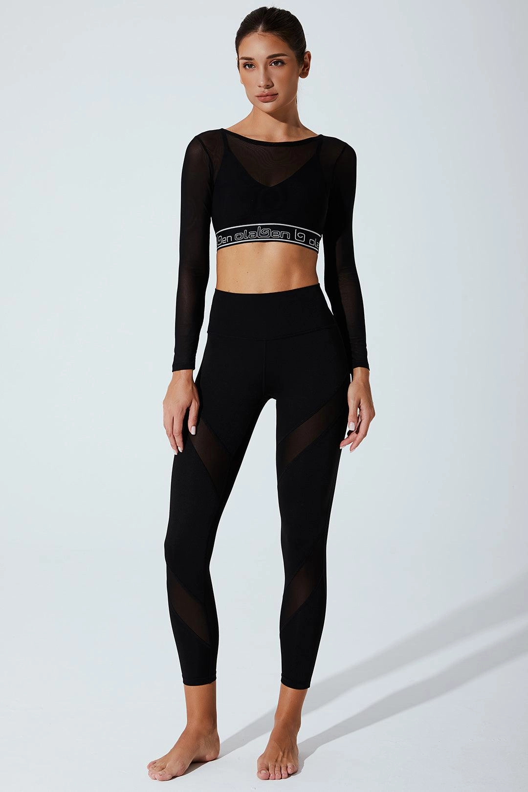 Luziana B'Mesh Top - Black