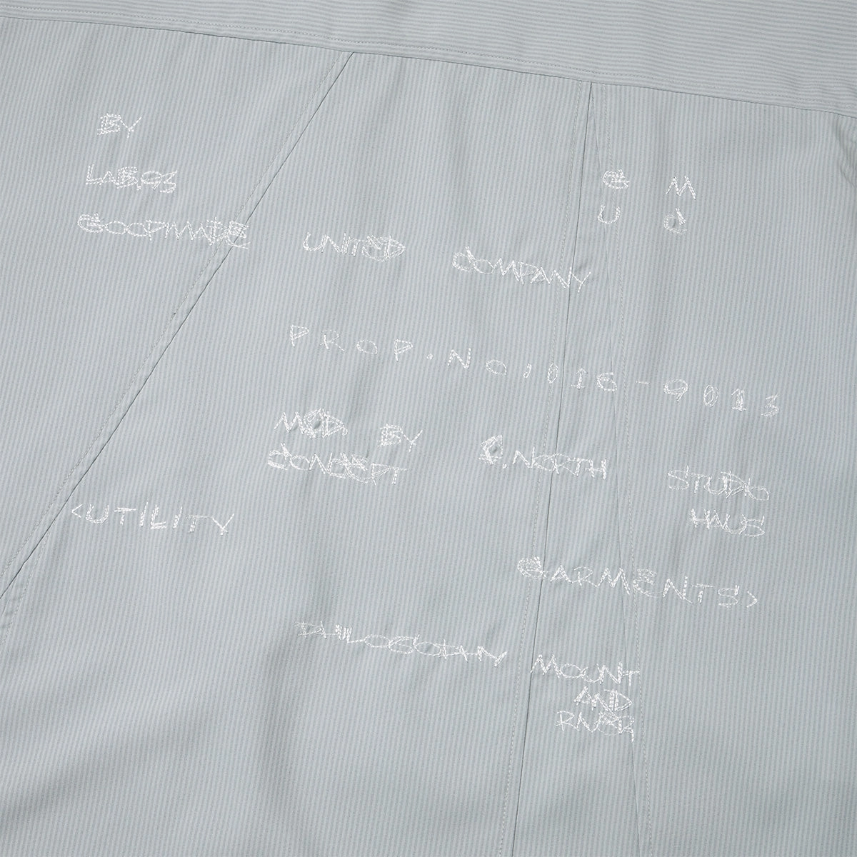 MA-Z3 Mode Architekt Emroidered Shirt 'Light Grey'