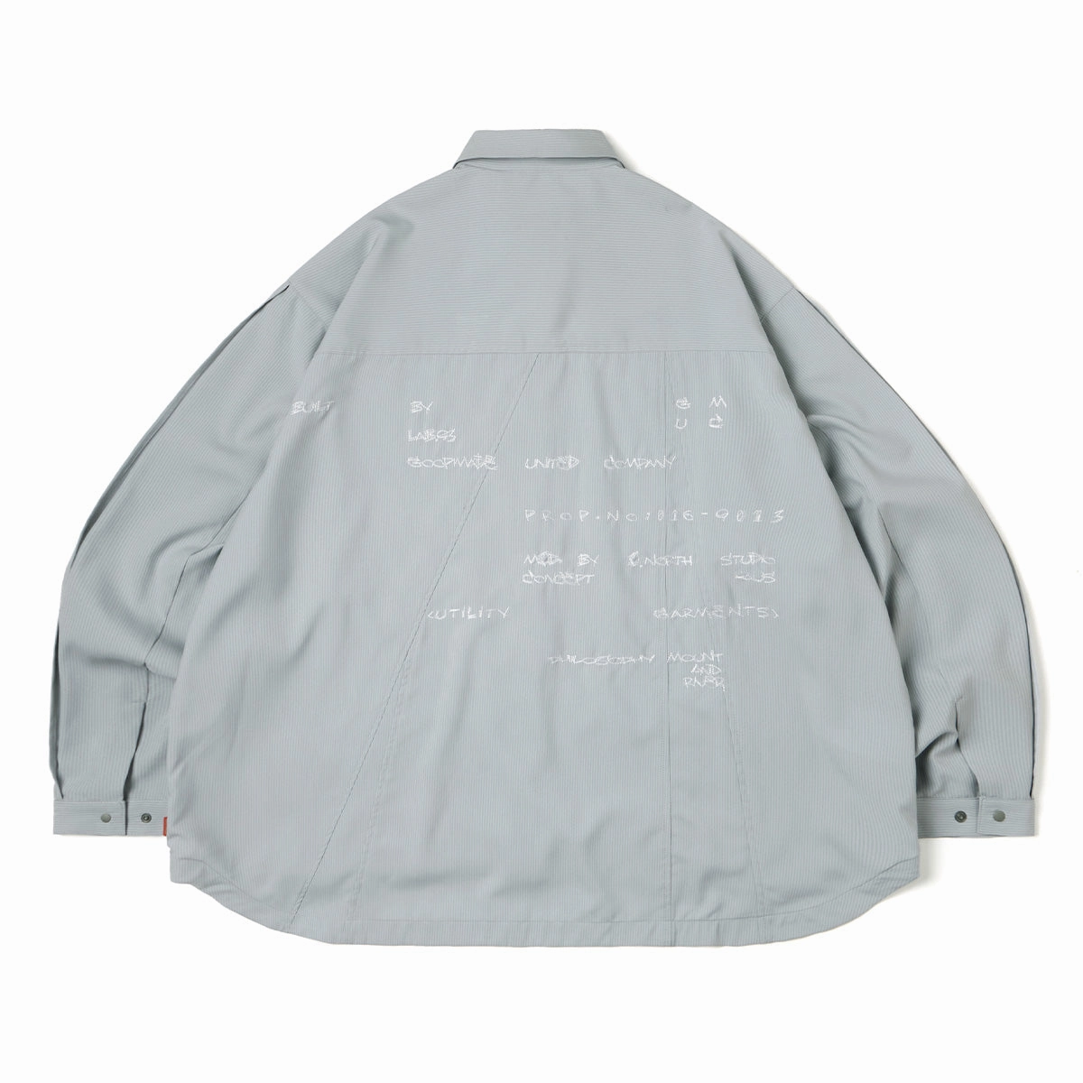 MA-Z3 Mode Architekt Emroidered Shirt 'Light Grey'