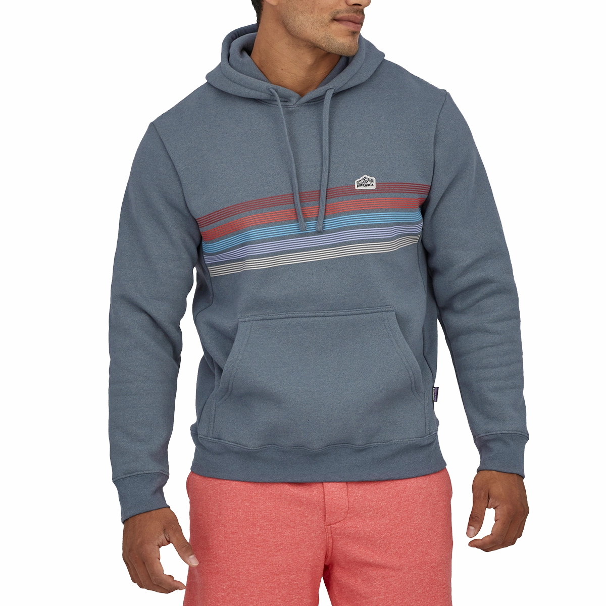 Men's Line Logo Ridge Stripe Uprisal Hoody