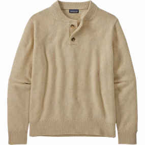 Men's Recycled Wool-Blend Buttoned Sweater