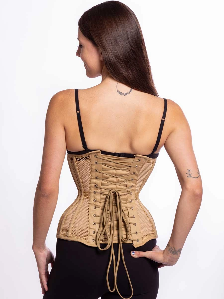 Mesh Hourglass Curve Longline Underbust Corset : CS-426