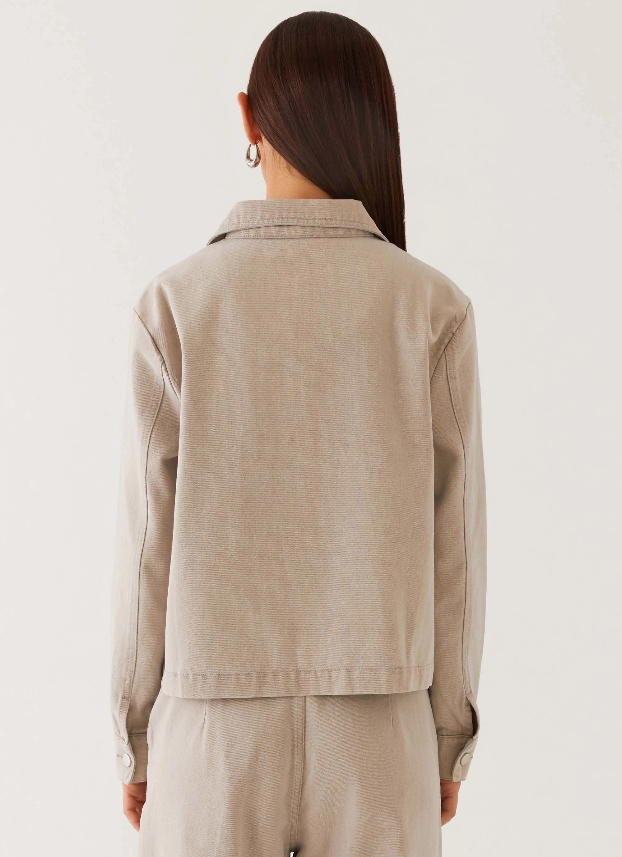 Milani Denim Jacket - Grey