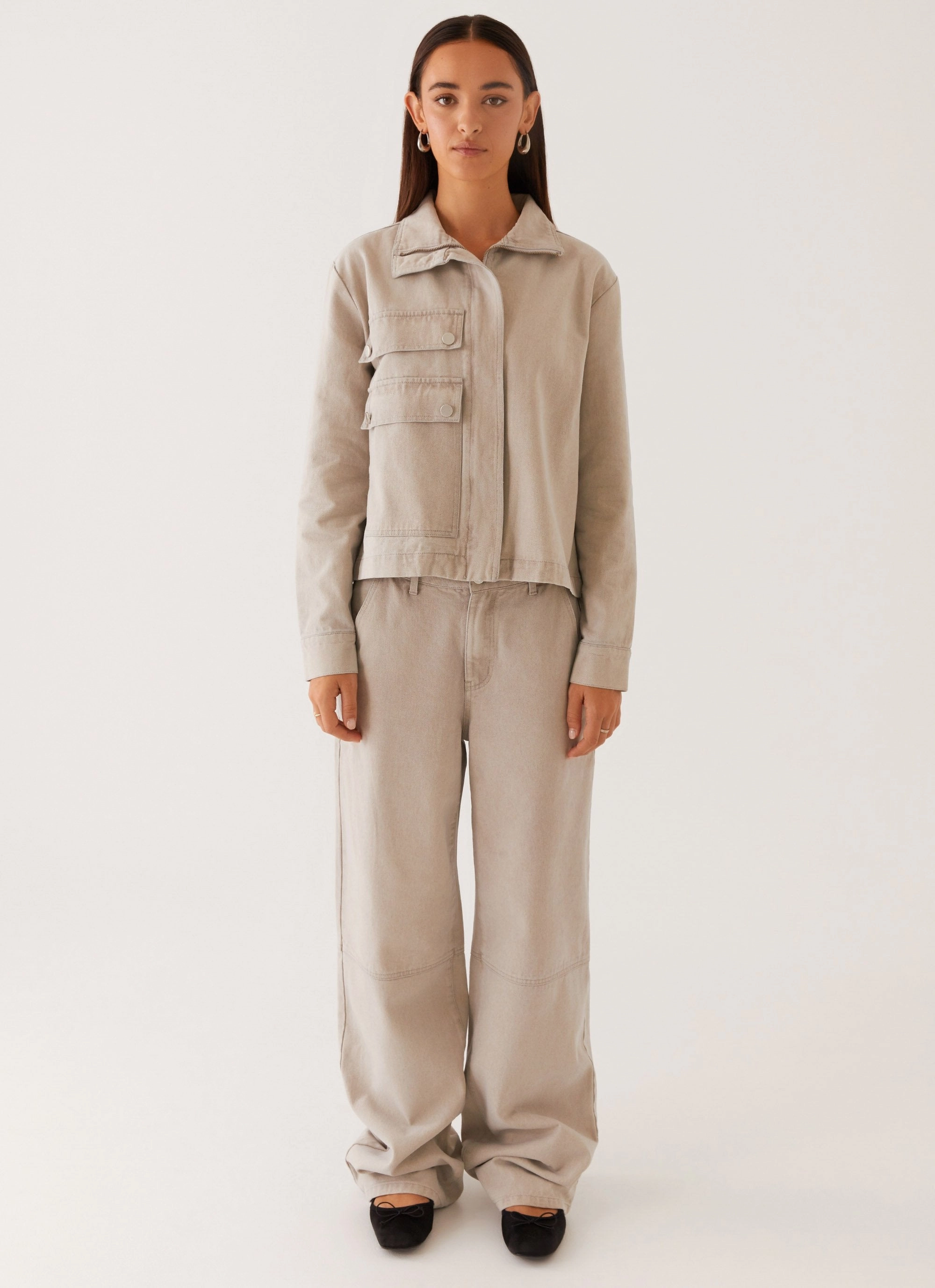 Milani Denim Jacket - Grey